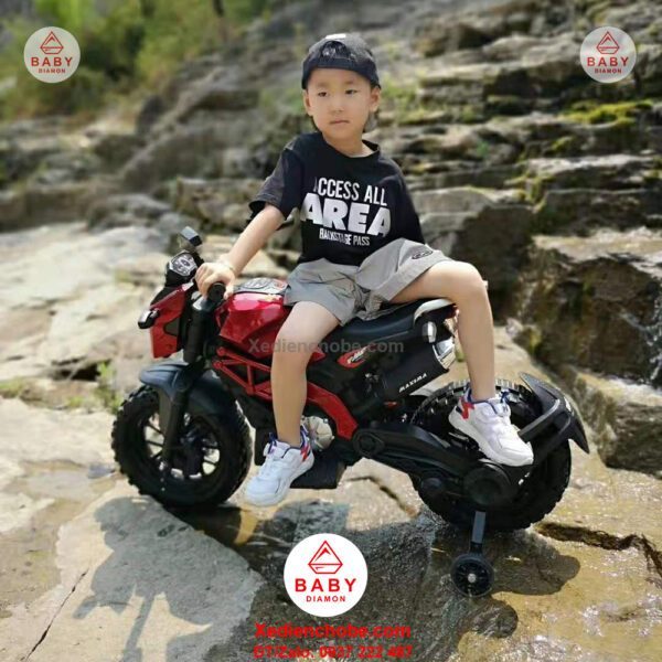 Xe máy điện cho bé Ducati Monster DLS 01, 3-8 tuổi