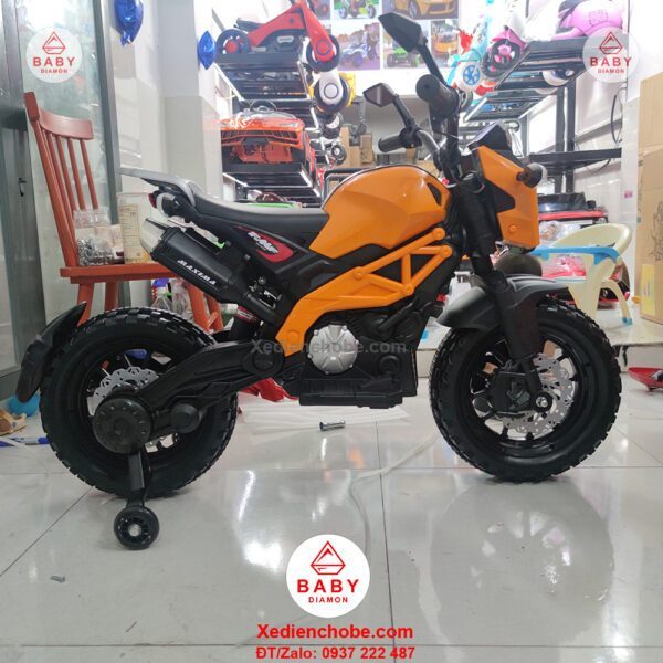 Xe máy điện cho bé Ducati Monster DLS 01, 3-8 tuổi