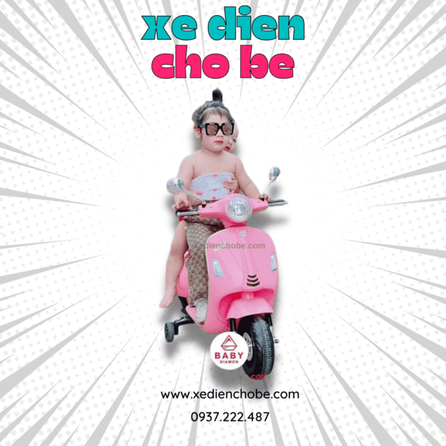 xe máy điện bé gái