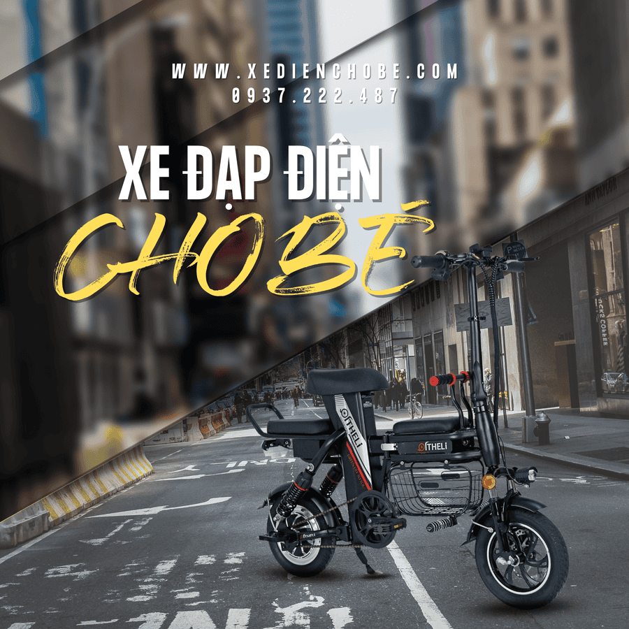 xe đạp điện cho trẻ em