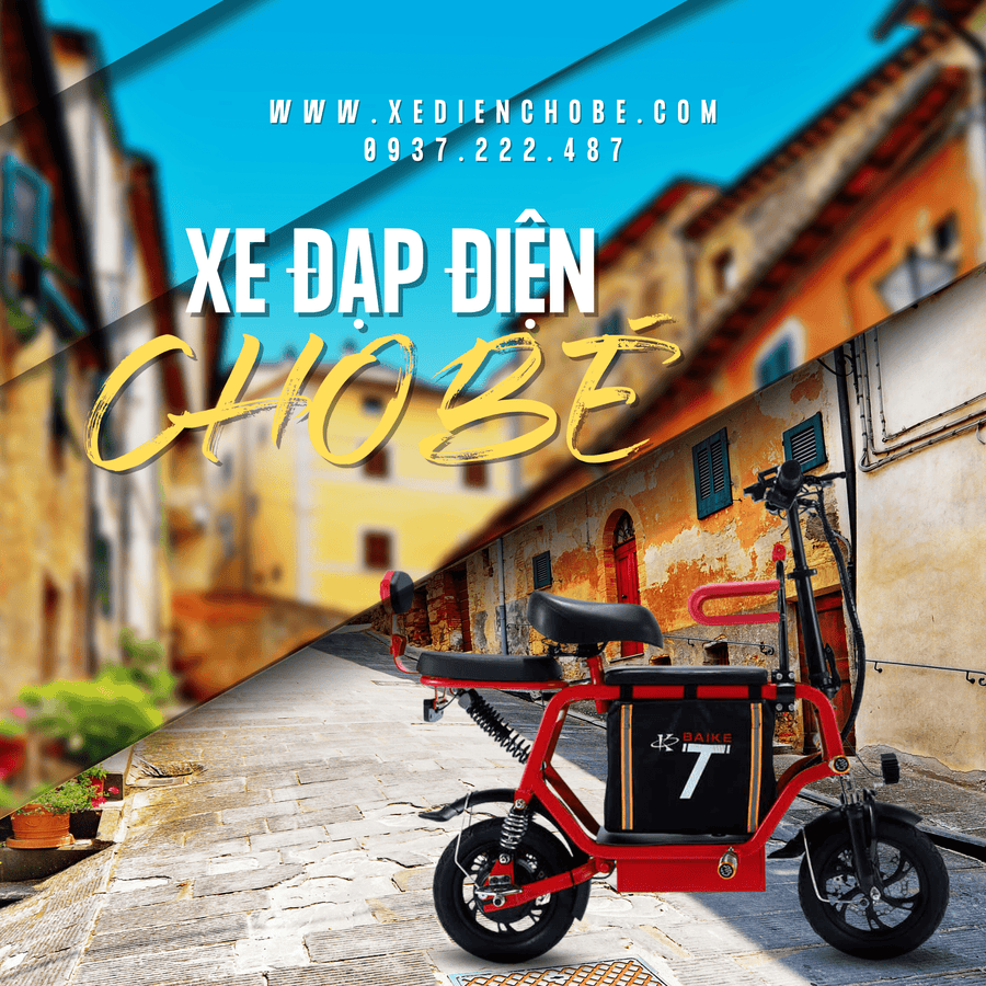 xe đạp điện cho trẻ em
