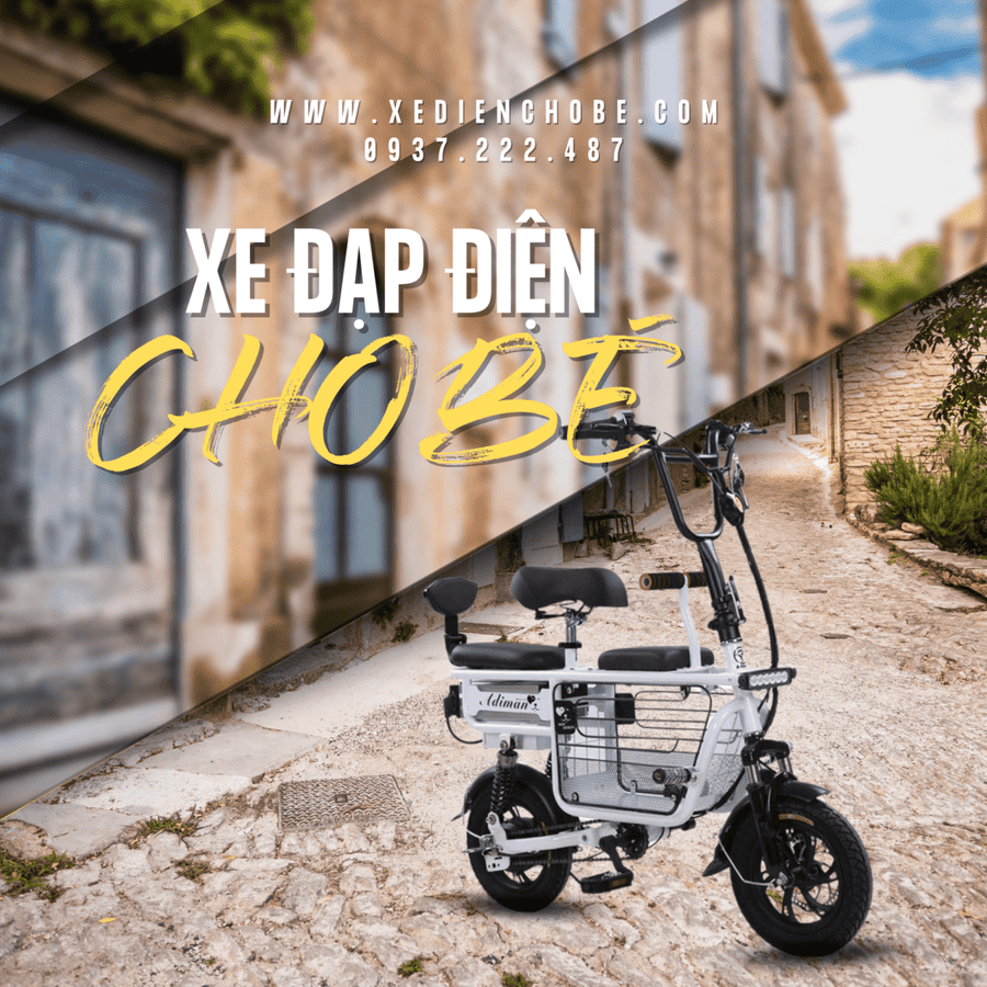 xe đạp điện cho trẻ em
