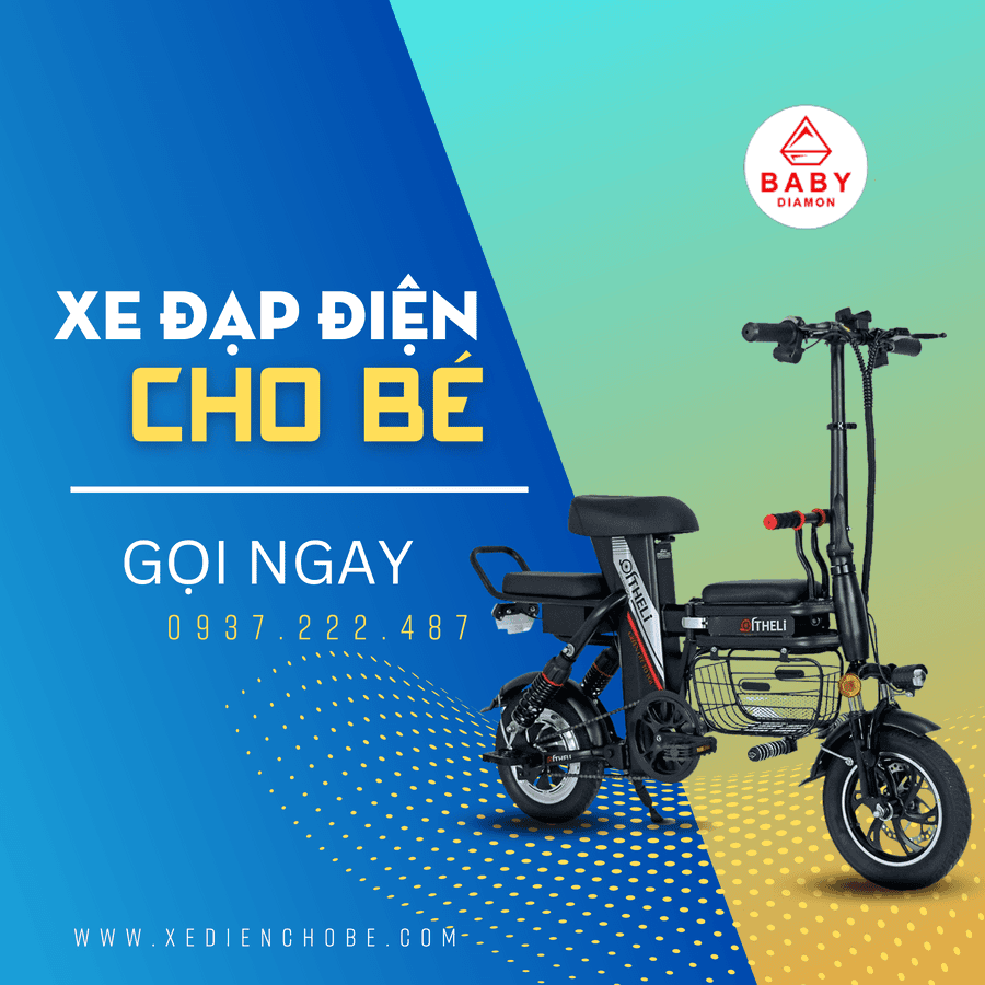 Xe đạp điện trẻ em giá rẻ