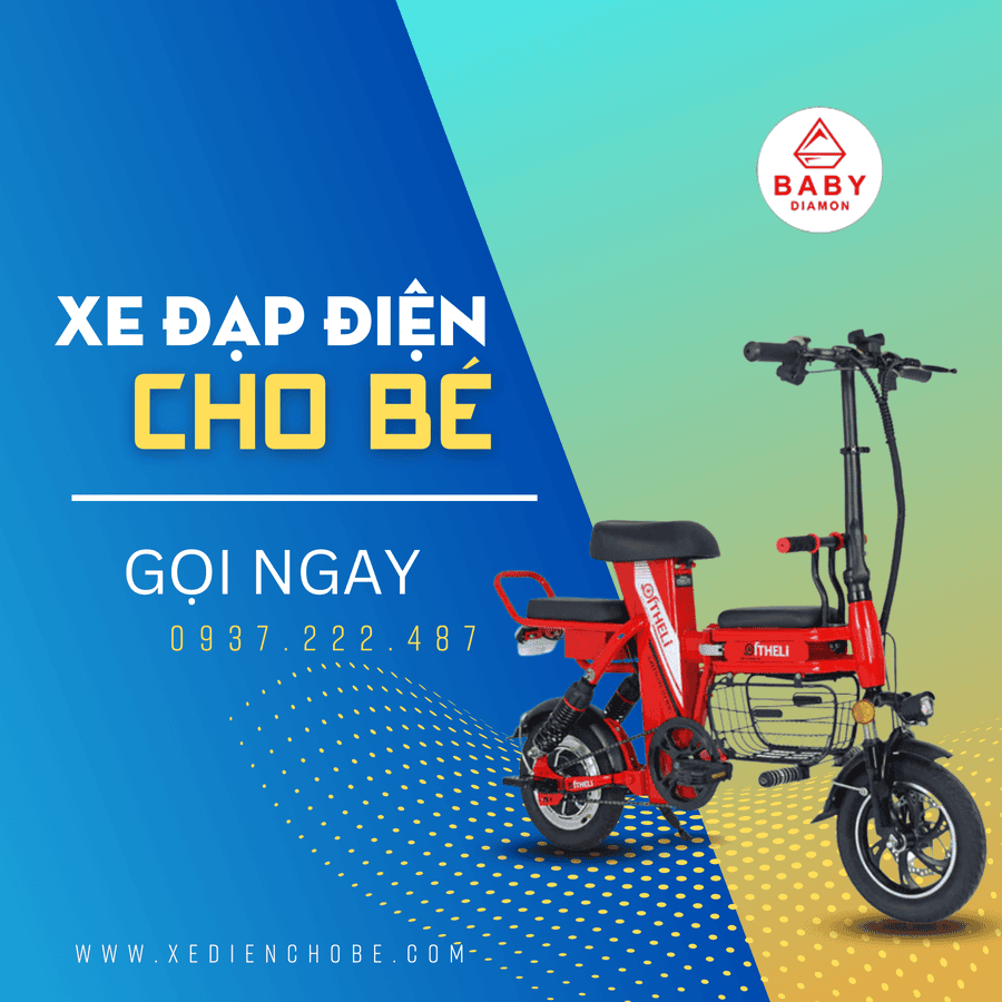 Xe đạp điện trẻ em giá rẻ