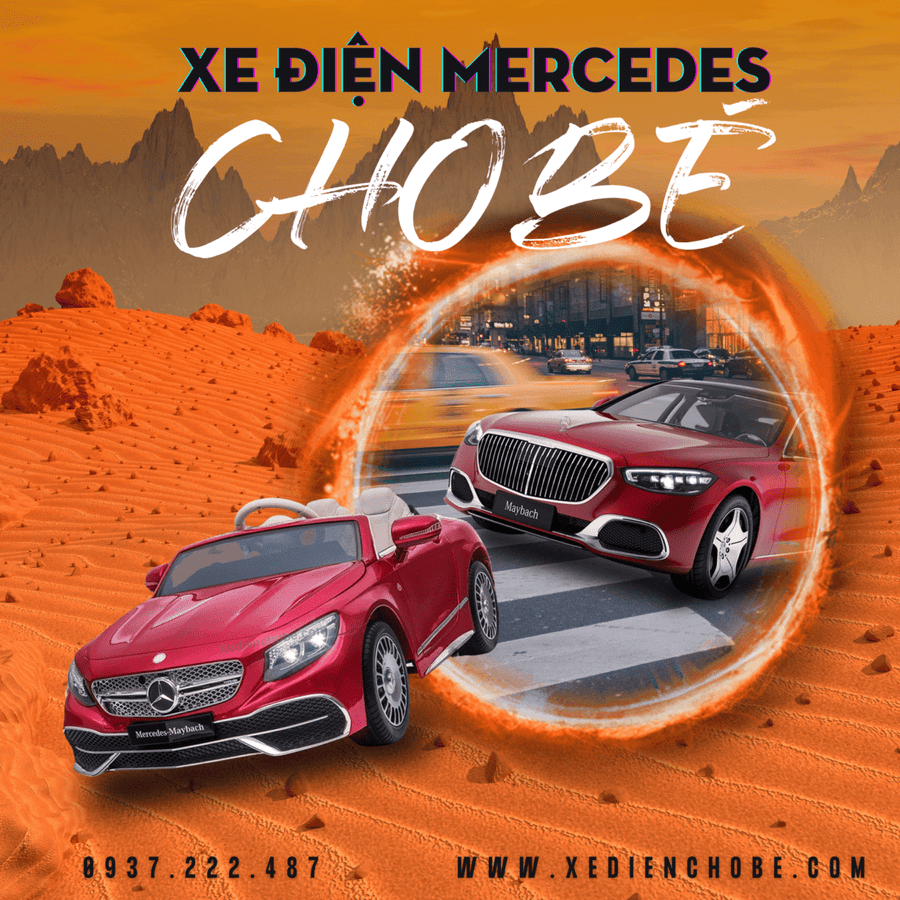xe ô tô điện trẻ em mercedes