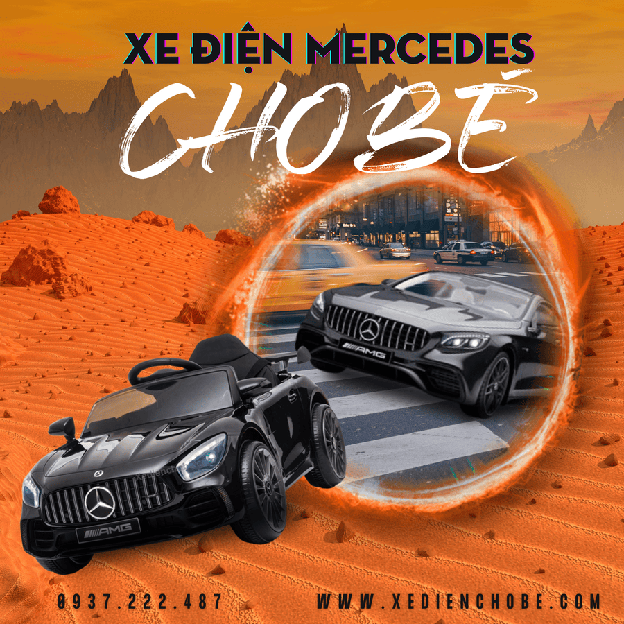 xe ô tô điện trẻ em mercedes