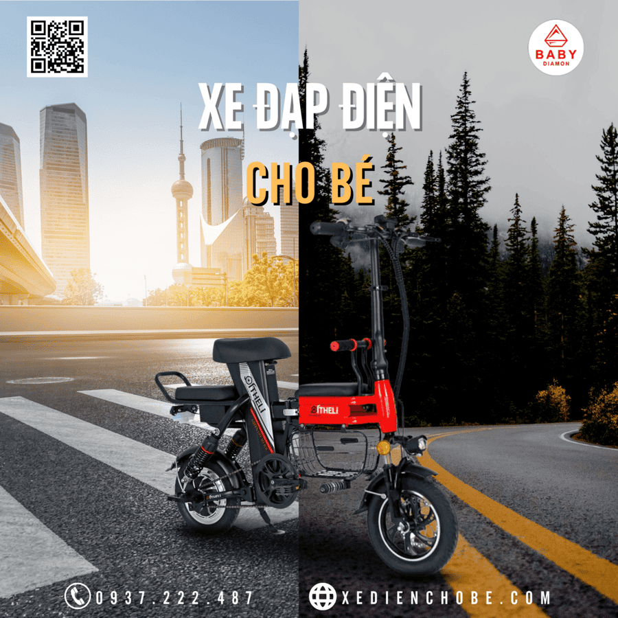 xe đạp điện trẻ em 11 tuổi