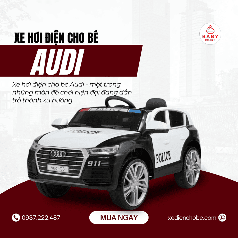 xe hơi điện cho bé Audi