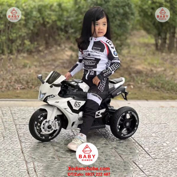 Xe mô tô điện trẻ em 3 bánh QD 688, 2-4 tuổi