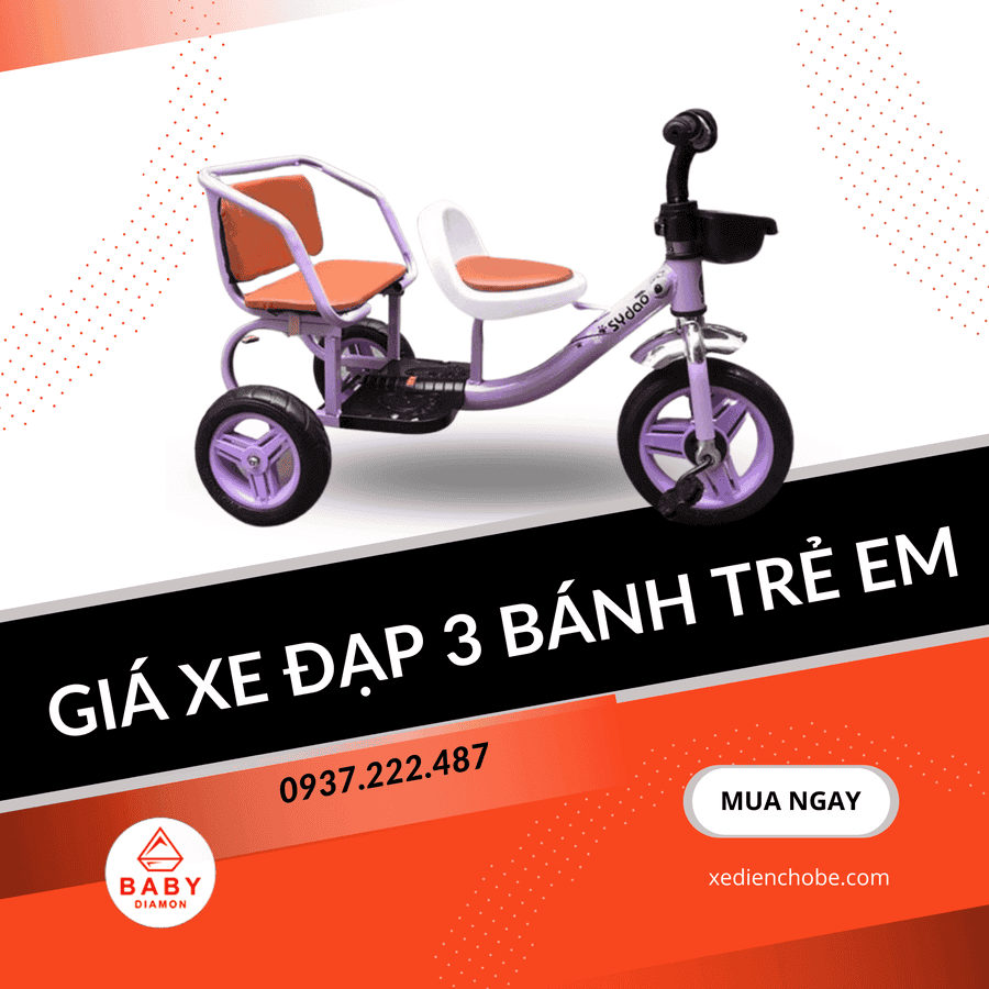 xe đạp 3 bánh trẻ em chất lượng cao