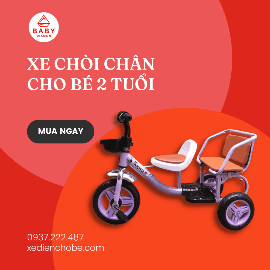mua xe chòi chân cho bé 2 tuổi