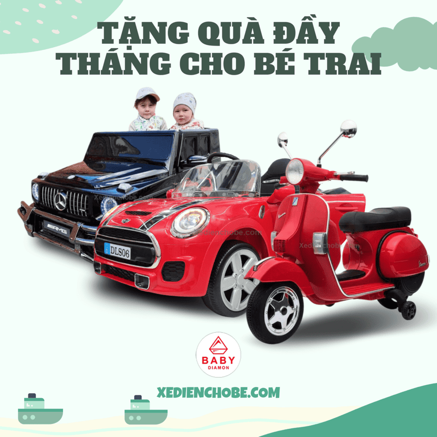 tặng quà đầy tháng cho bé trai