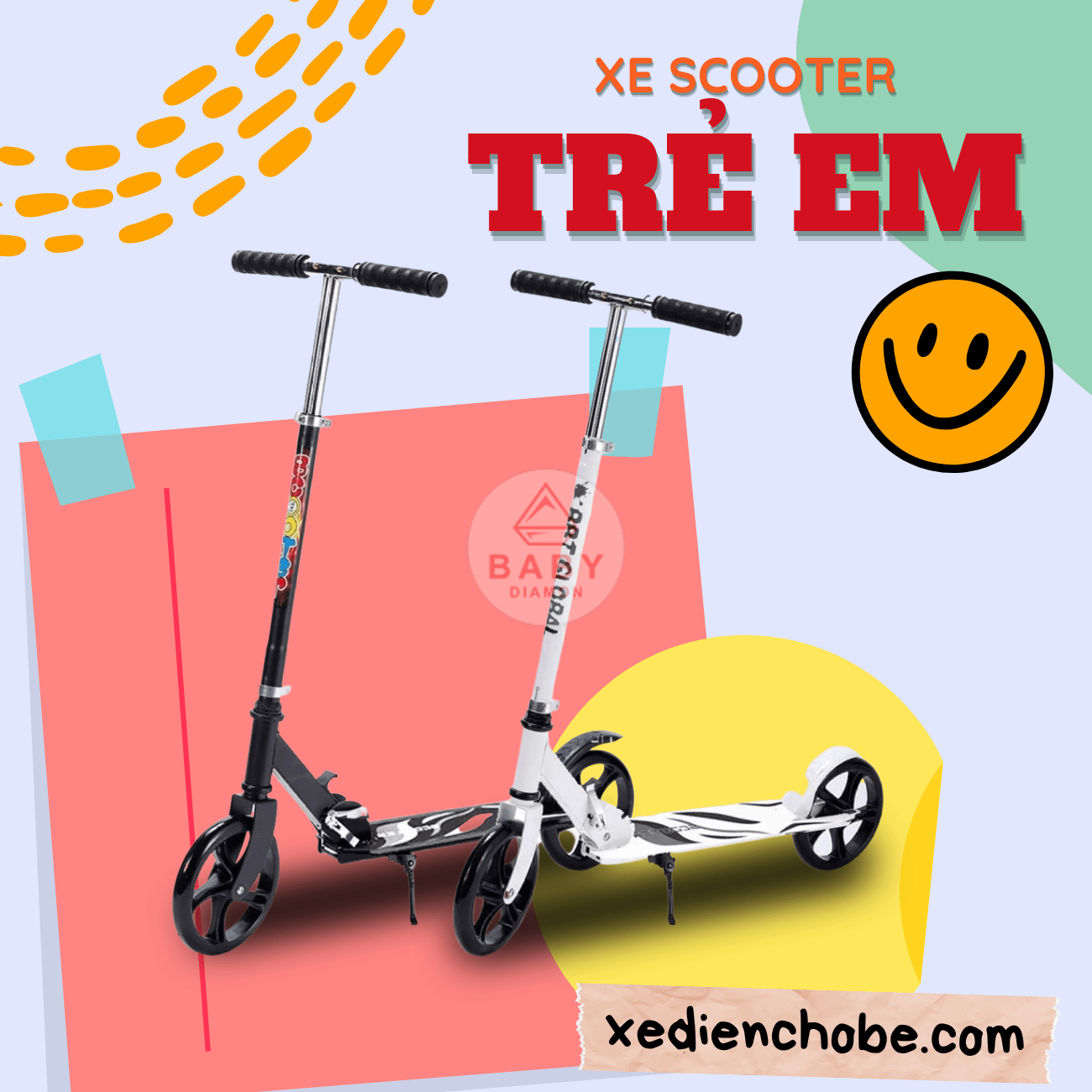 Xe trượt scooter cho bé gái