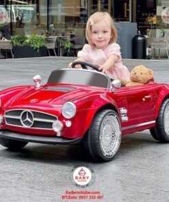 Xe điện cho bé Mercedes Benz 300 SL Roadster AMB 1688, bản quyền, 1-4 tuổi