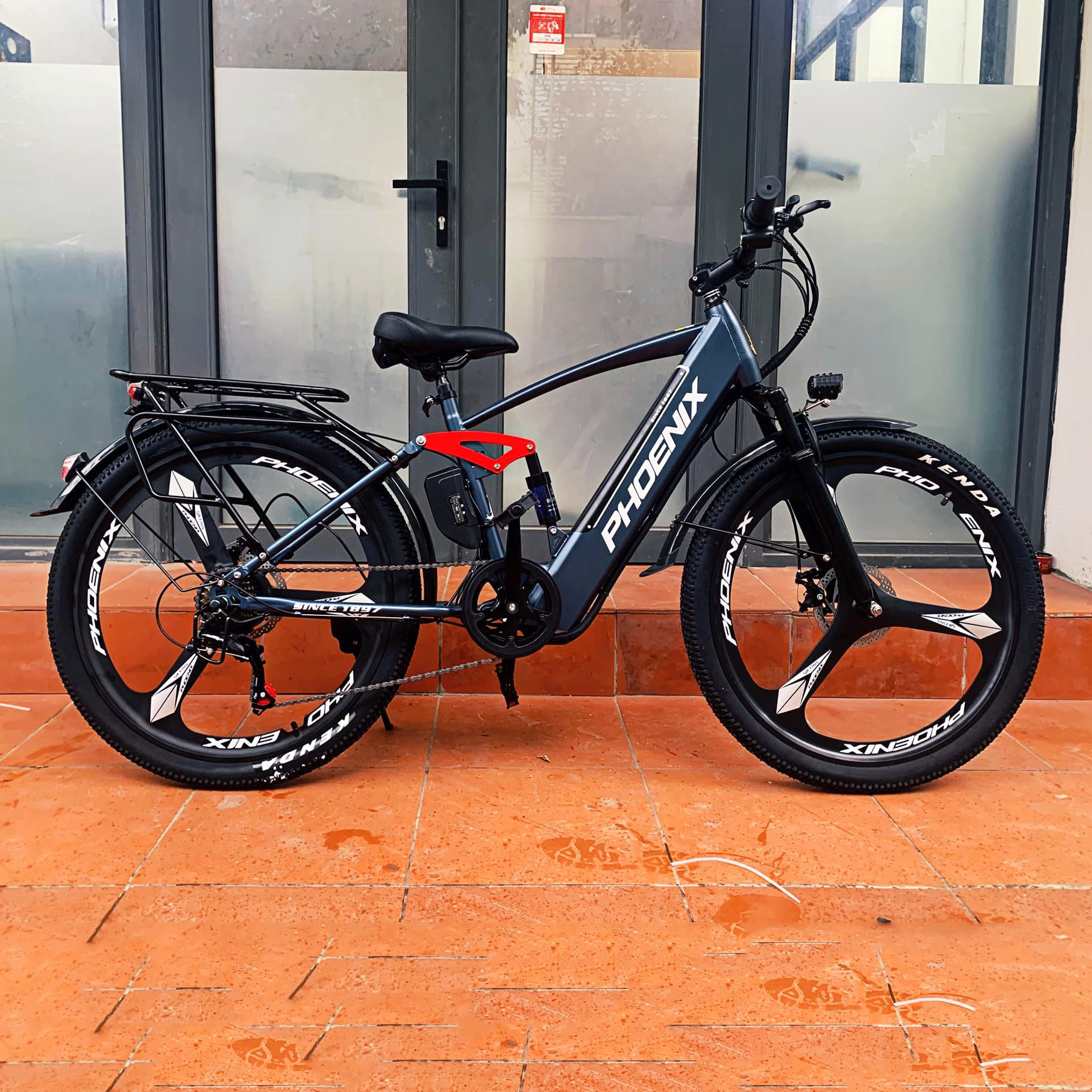 Xe đạp điện trợ lực Phoenix Q1, vành mâm đúc, hàng chính hãng, tốc độ 20-35km