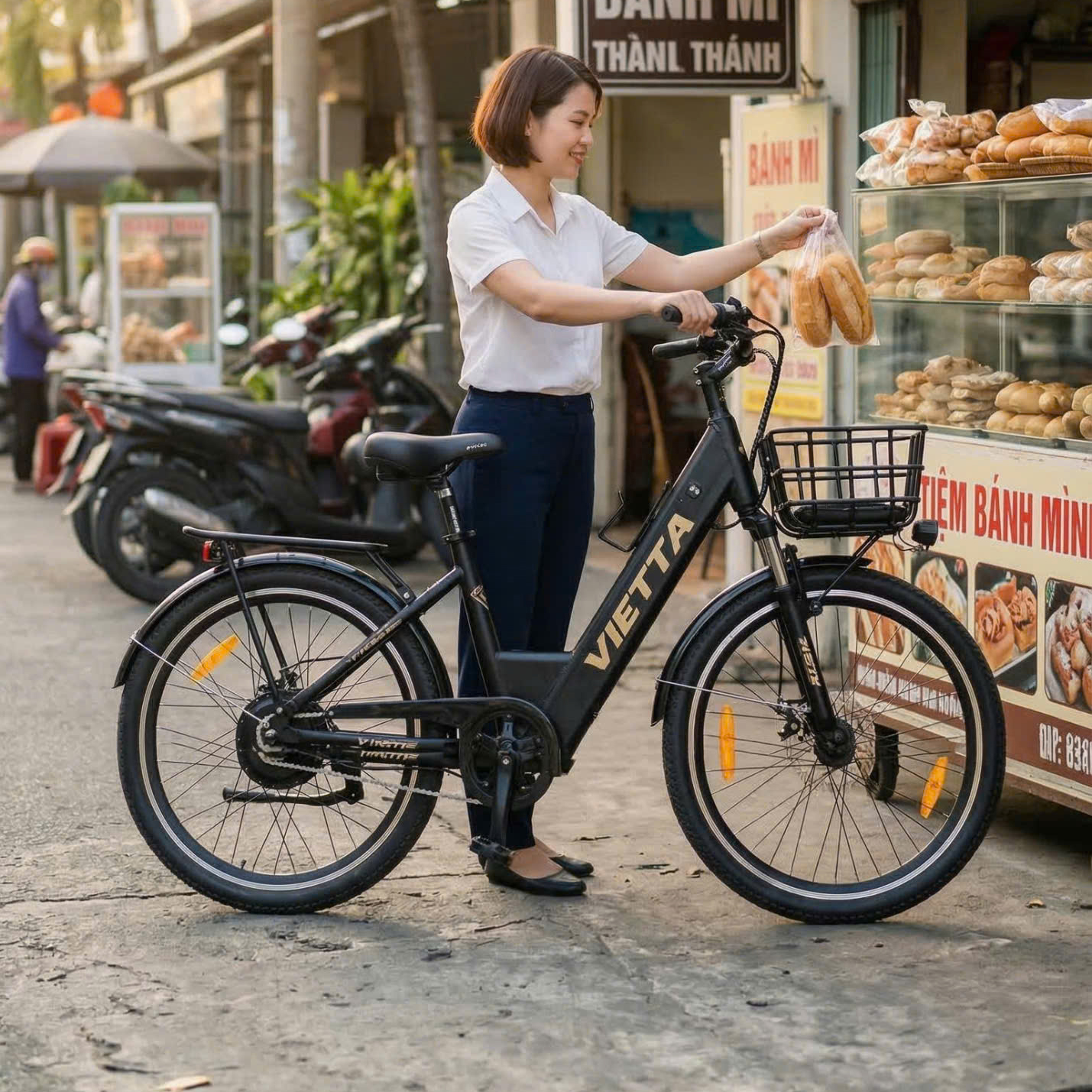 Xe đạp điện trợ lực Vietta V1, thương hiệu Việt