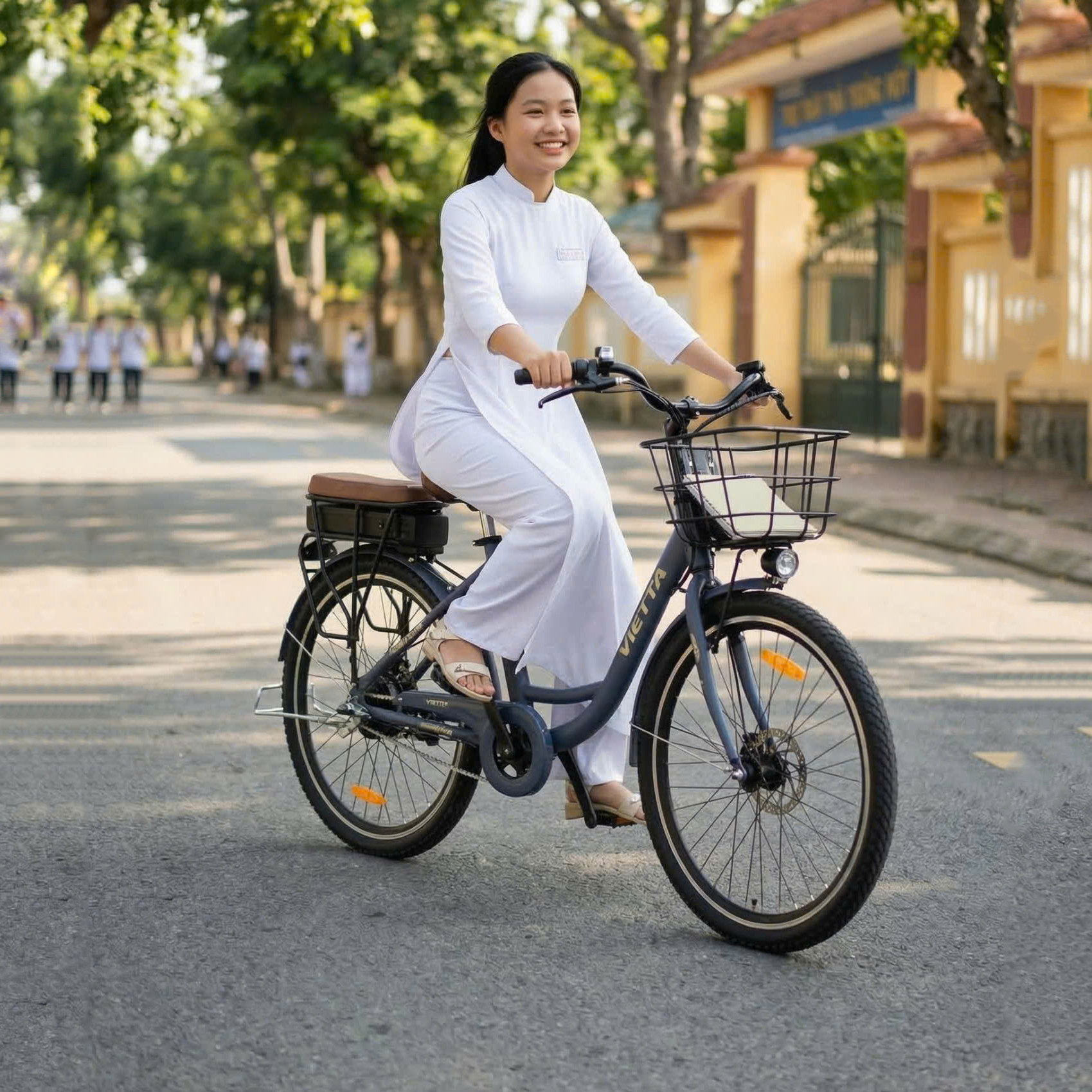 Xe đạp điện trợ lực Vietta V3, thương hiệu Việt